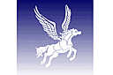 Tiere zeichnen Schablonen - Pegasus