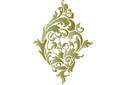 Klassische Schablonen - Akanthus-Ornament 3