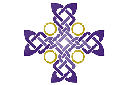 Schablonen im keltischen Stil - Kreuz der Brigita