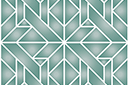Schablonen im abstrakten Stil - Geometrische Fliesen 05