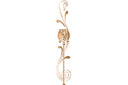 Große Schablonen - Schüssel in Form einer Tulpe