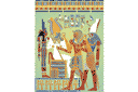 Schablonen im ägyptischen Stil - Große Wandgemälde 2