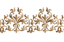 Schablonen für Bordüre im klassischen Stil - Bordürenmotiv - Akanthus