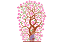 Schablonen für Bäume zeichnen - Orientalischer Baum