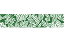 Schablonen des Blätter und Gras Design - Bordürenmotiv aus verschiedenen Blättern 7