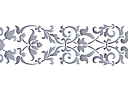 Schablonen für Bordüre im klassischen Stil - Bordüre der Klassik 151