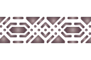 Schablonen für die Bordüren mit verschiedenen Ornamenten - Geometrische Bordüre
