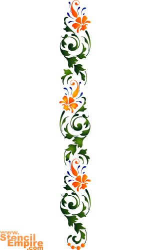 Bordüre der Renaissancestil (Schablonen für Bordüre im klassischen Stil)