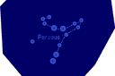 Schablonen auf dem Raumthema - Sternbild Perseus