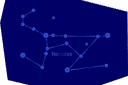 Schablonen auf dem Raumthema - Sternbild Hercules