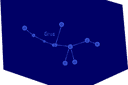 Schablonen auf dem Raumthema - Sternbild Grus