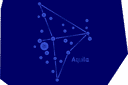 Schablonen auf dem Raumthema - Sternbild Aquila