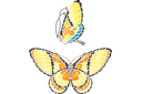 Schablonen für Schmetterlinge zeichnen - Großen Schmetterlinge 29
