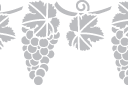 Schablonen für die Bordüren mit Pflanzen - Motiv aus Weintraube und Weinblatts