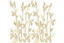 Schablonen des Blätter und Gras Design - Unzivilisierte Gebiete des Bambus 1