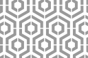 Schablonen im abstrakten Stil - Die Tapete ist ein Labyrinth