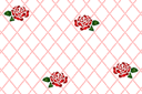 Schablonen für die Wand - Gitter mit Rosengewächse