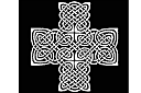 Schablonen im keltischen Stil - Keltisches Kreuz