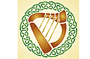 Schablonen im keltischen Stil - Harfe