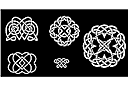 Schablonen im keltischen Stil - Knoten 2