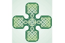 Schablonen im keltischen Stil - Große Kreuz