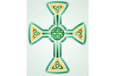 Schablonen im keltischen Stil - Keltisches Kreuz 2