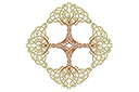 Schablonen im keltischen Stil - Keltisches Kreuz 97