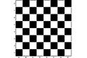 Schablonen von verschiedenen Objekten - Schachbrett
