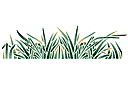Schablonen des Blätter und Gras Design - Gras