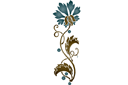 Schablonen für Blumen zeichnen - Eine Kornblume