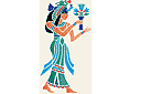 Schablonen im ägyptischen Stil - Göttin 2