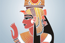 Schablonen im ägyptischen Stil - Kleopatra VII
