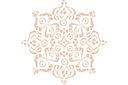 Kreismuster Schablonen - Medaillon im englischen Stil 1103