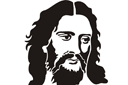 Schablonen mit historischen Motiven - Jesus