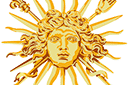 Klassische Schablonen - Sonne aus Böhmen