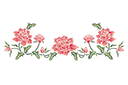 Schablonen für Blumen zeichnen - Motiv mit Pfingstrose 58