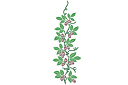 Schablonen des Blätter und Gras Design - Hopfen