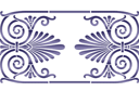 Schablonen im griechischen Stil - Griechischen Motiv 17a