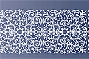 Schablonen für die Bordüren mit verschiedenen Ornamenten - Dünnes Gitter - Bordüre