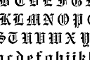 Schablonen mit Phrasen und Buchstaben - Altmodischer Englischer Schrift