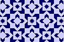 Schablonen mit östlich Motiven - Mosaik im marokkanischen Stil 06