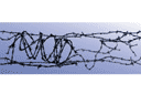 Furcht erregende Schablonen  - Stacheldraht 2