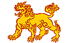 Schablonen mit östlich Motiven - Orientalischer Löwe