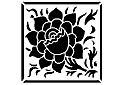 Schablonen für Blumen zeichnen - Große Hagebutte