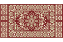 Schablonen mit östlich Motiven - Osmanische Teppich 2