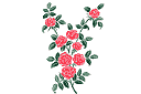 Schablonen für Rosen zeichnen - Mai-Rose