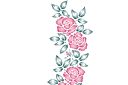Schablonen für Rosen zeichnen - Rosa Centifolia