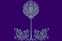 Schablonen mit Spitzen-Mustern - Spitzenartiger Baum