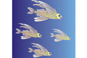 Maritime Schablonen - Atlantischer Flugfisch