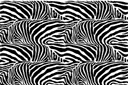 Tiere zeichnen Schablonen - Streifen des Zebra